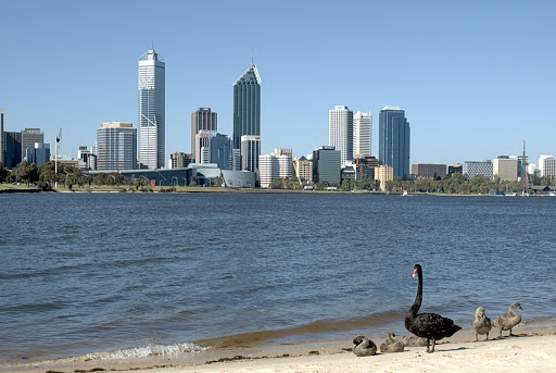 Swan river in Perth, Australia as the fishing spots in Perth.